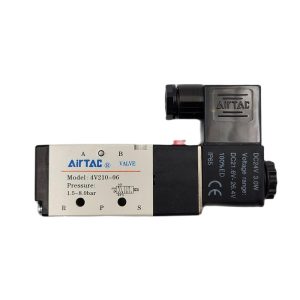 Jual AirTAC Solenoid Valve 5/2 Single 1/8" 24VDC (4V21006B) Original